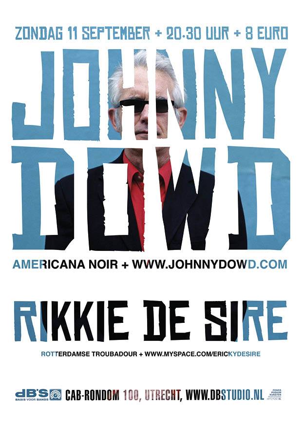 Johnny Dowd does four shows in the neighbourhood